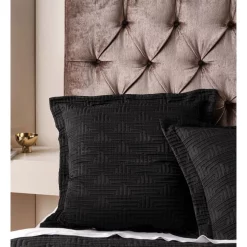 Alternative view of Grace By Linen House Winston Quilt Cover Set In Black