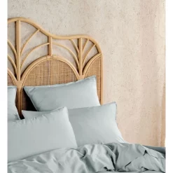 Alternative view of Linen House Nara 400TC Bamboo Cotton Quilt Cover Set In Sky