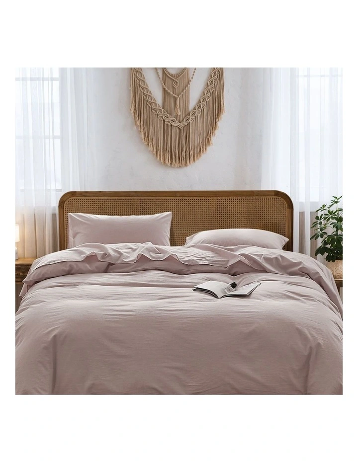 Cosy Club Single Duvet Cover Quilt Set In Purple 4 Cosy Club Single Duvet Cover Quilt Set In Purple - Image 2