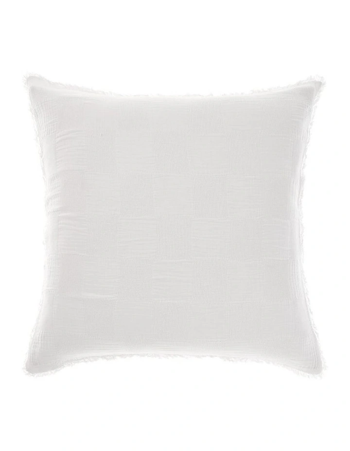 Linen House Capri Quilt Cover Set In White 6 Linen House Capri Quilt Cover Set In White - Image 4