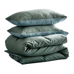 Cosy Club Single Duvet Cover Quilt Set In Blue Lagoon