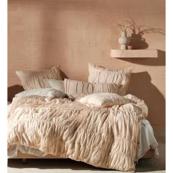 Linen House Layla Quilt Cover Set In Pink