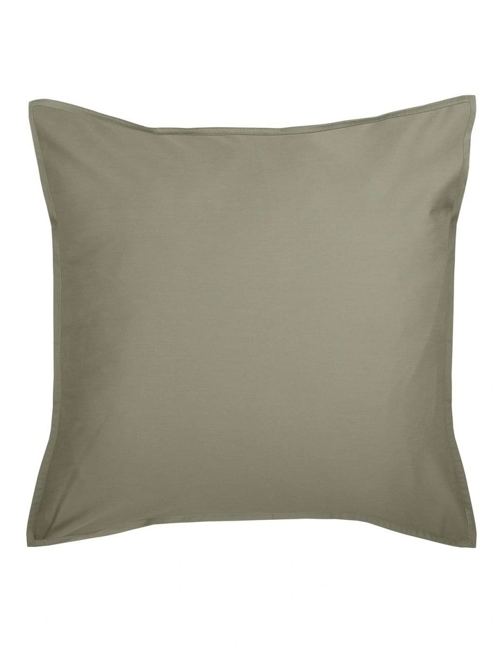 Linen House Nara 400TC Bamboo Cotton Quilt Cover Set Moss 6 Linen House Nara 400TC Bamboo Cotton Quilt Cover Set Moss - Image 4