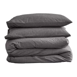 Cosy Club Single Duvet Cover Quilt Set In Black