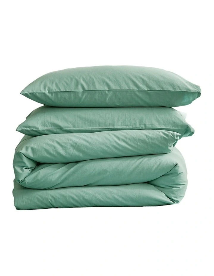 Cosy Club Queen Duvet Cover Quilt Set In Green 3 Cosy Club Queen Duvet Cover Quilt Set In Green