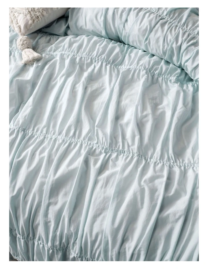 Linen House Layla Quilt Cover Set In Sky 4 Linen House Layla Quilt Cover Set In Sky - Image 2