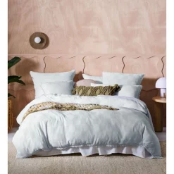 Linen House Capri Quilt Cover Set In Sky