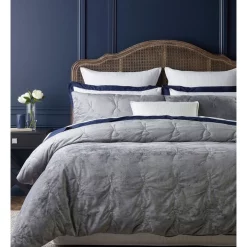 Heritage Daphne Quilt Cover Set Silver