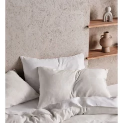 Alternative view of Linen House Capri Quilt Cover Set In White
