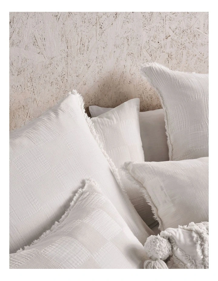 Linen House Capri Quilt Cover Set In White 7 Linen House Capri Quilt Cover Set In White - Image 5