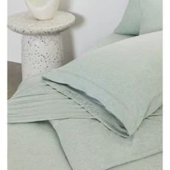 Calvin Klein Modern Cotton Harrison Quilt Cover In Mint Sandstone -Sheridan Sales Store unnamed file 777