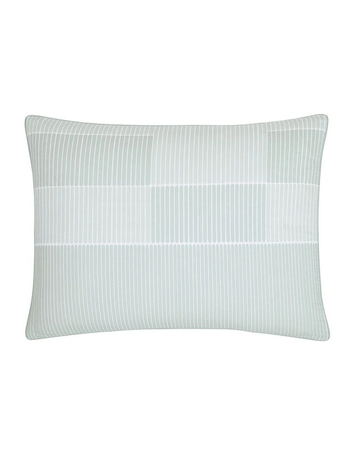 Calvin Klein Monochrome Essentials Quilt Cover Set In Mint Grey 7 Calvin Klein Monochrome Essentials Quilt Cover Set In Mint Grey - Image 5