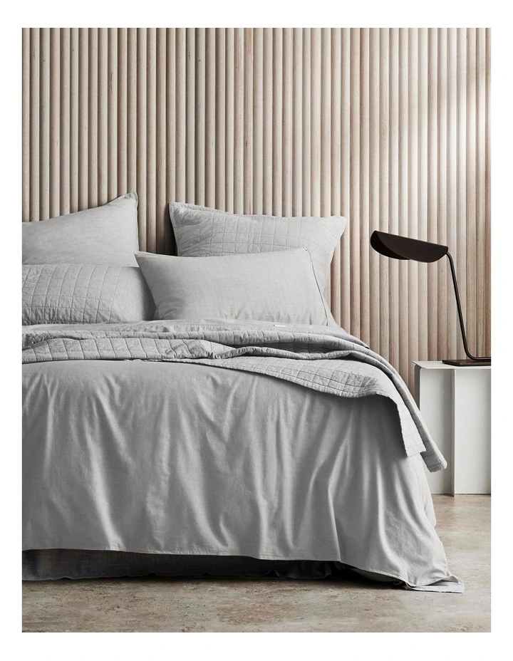 Sheridan Reilly Quilt Cover Set In Soft Grey 3 Sheridan Reilly Quilt Cover Set In Soft Grey