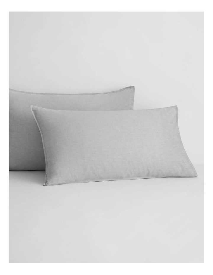 Sheridan Reilly Quilt Cover Set In Soft Grey 4 Sheridan Reilly Quilt Cover Set In Soft Grey - Image 2