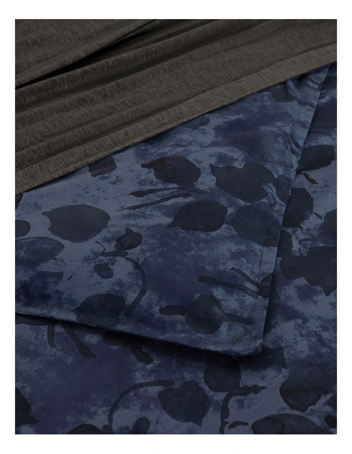 Calvin Klein Shadow Blooms Quilt Cover Set In Indigo 6 Calvin Klein Shadow Blooms Quilt Cover Set In Indigo - Image 4