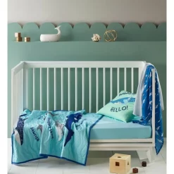 Australian Marine Conservation Society AMCS X Art Series Friends Of The Sea Cot Comforter In Multi