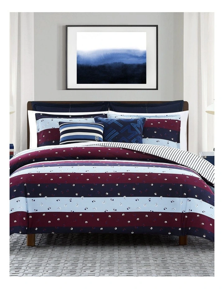Tommy Hilfiger Rugby Floral Floral Quilt Cover Set In Multi 3 Tommy Hilfiger Rugby Floral Floral Quilt Cover Set In Multi