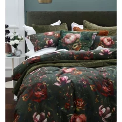 Alternative view of M.M Linen Mellini Quilt Cover Set In Green