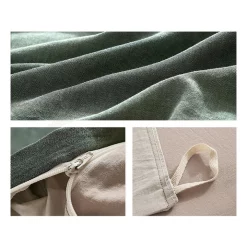 Cosy Club Cotton Single Quilt Cover Set In Green/Beige 13 Cosy Club Cotton Single Quilt Cover Set In Green/Beige -Sheridan Sales Store unnamed file 845