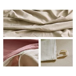 Cosy Club Cotton Queen Quilt Cover Set In Red/Beige 13 Cosy Club Cotton Queen Quilt Cover Set In Red/Beige -Sheridan Sales Store unnamed file 856