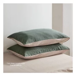 Cosy Club Cotton King Sheet Set In Green/Beige 12 Cosy Club Cotton King Sheet Set In Green/Beige -Sheridan Sales Store unnamed file 908