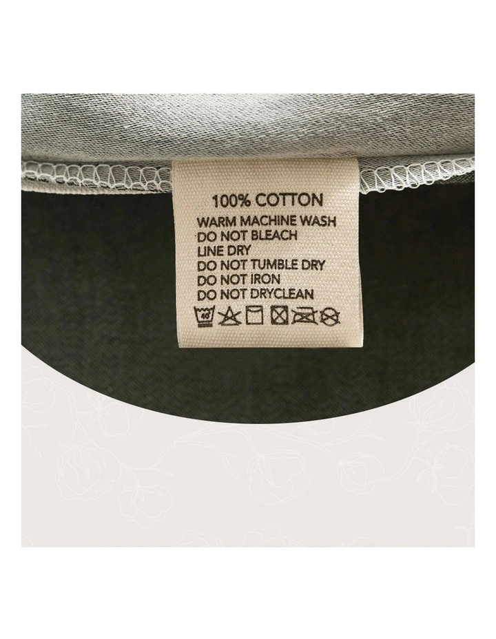 Cosy Club Cotton King Sheet Set In Green/Beige 8 Cosy Club Cotton King Sheet Set In Green/Beige - Image 6