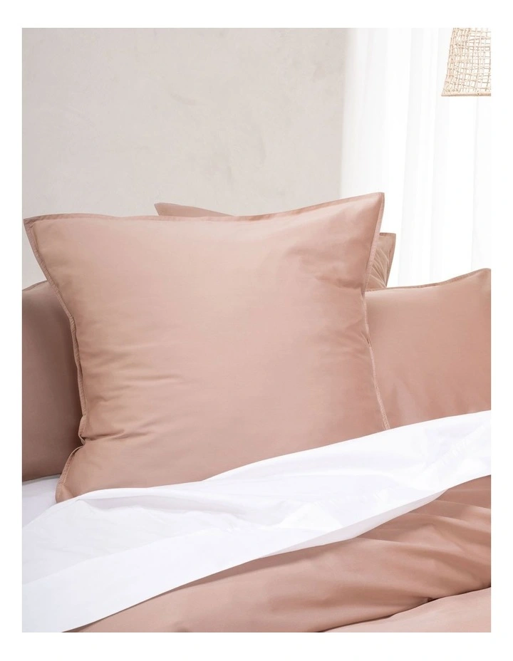 Linen House Nara 400TC Bamboo Cotton Quilt Cover Set Clay 5 Linen House Nara 400TC Bamboo Cotton Quilt Cover Set Clay - Image 3