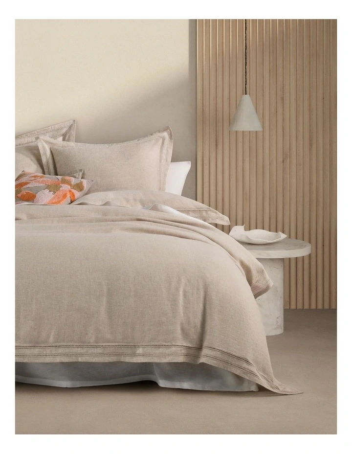 Sheridan Wittman Tailored Quilt Cover In Flax 3 Sheridan Wittman Tailored Quilt Cover In Flax