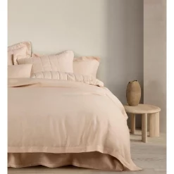 Sheridan Abbotson Tailored Quilt Cover In Buff
