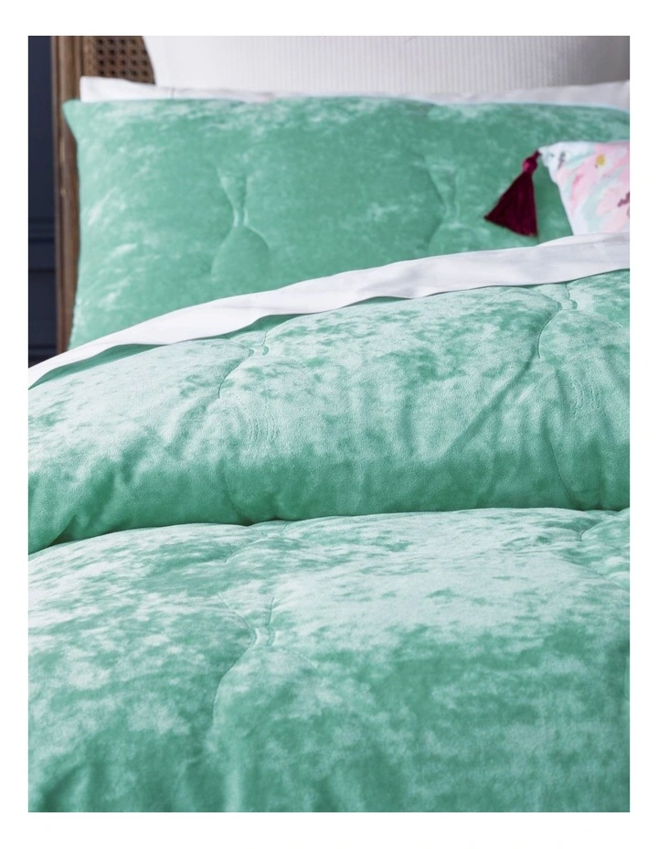 Heritage Daphne Quilt Cover Set In Green 5 Heritage Daphne Quilt Cover Set In Green - Image 3