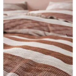 Alternative view of Linen House Oceania Quilt Cover Set In Cinnamon